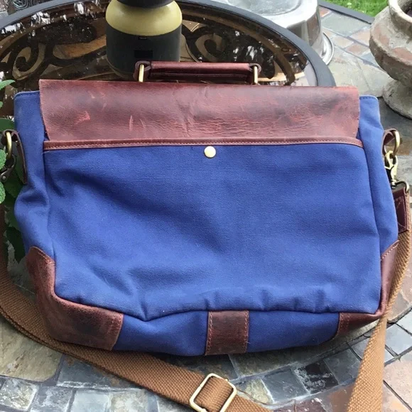 Messenger Brand - canvas with leather - good condition - Picture 4 of 8